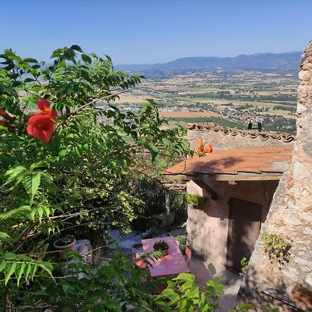 Villa rurale nei pressi Castello Campello sul Clitunno Esterno foto